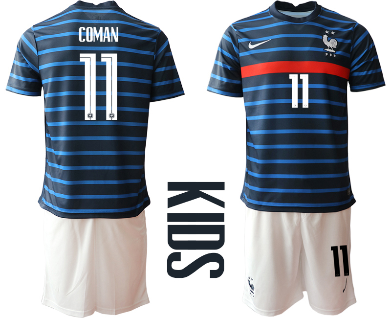 2021 France home Youth 11. soccer jerseys->youth soccer jersey->Youth Jersey